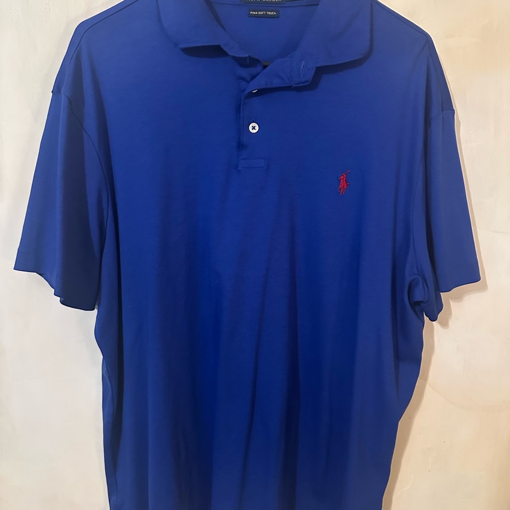 Ralph Lauren Men's Royal Blue Polo Shirt